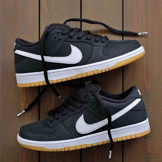 Nike SB Dunk Low Black and Gum Light Brown