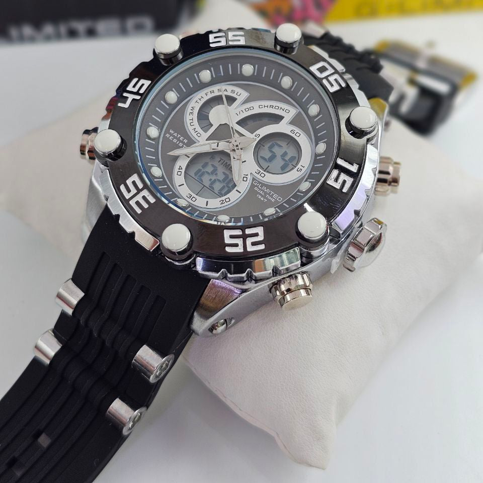 RELOJ G-LIMITED CABALLERO CORREA DE GOMA