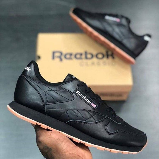 Zapatos de deporte UNISEX de cuero con suela de goma Classic de Reebok