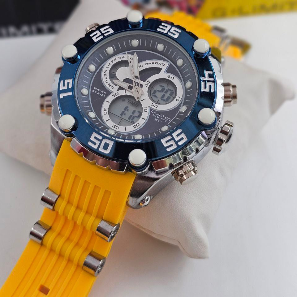 RELOJ G-LIMITED CABALLERO CORREA DE GOMA