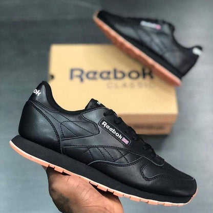 Zapatos de deporte UNISEX de cuero con suela de goma Classic de Reebok