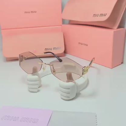 GAFAS MIUMIU ROMBO METAL