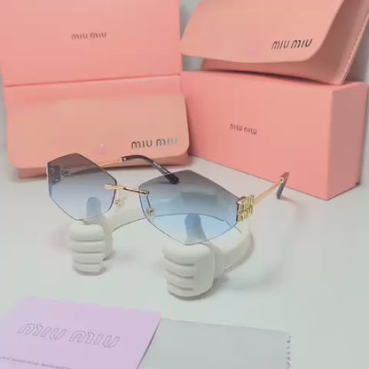 GAFAS MIUMIU ROMBO METAL